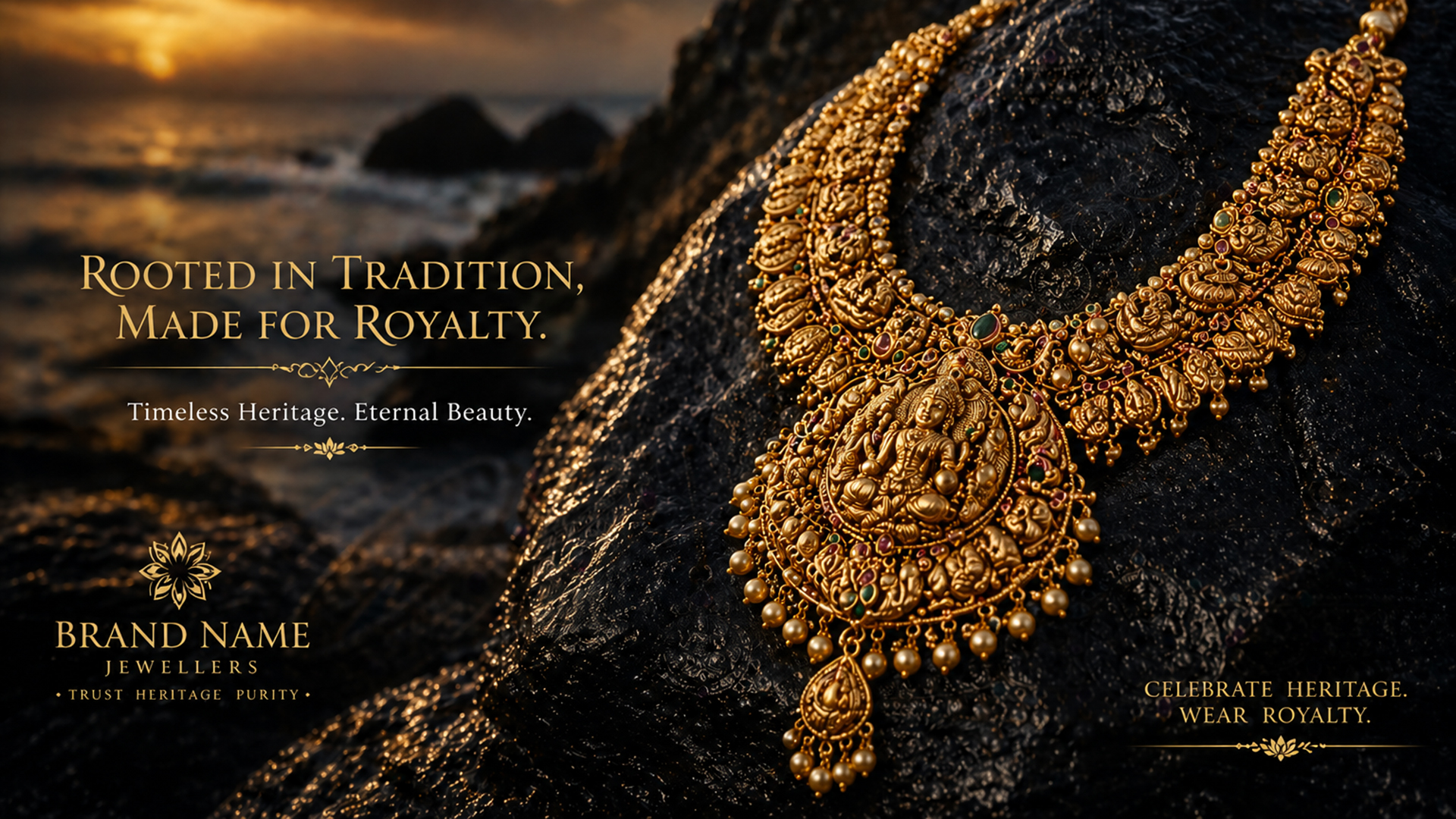 Jewellery banner design showcase